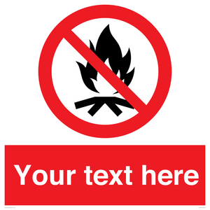 Custom prohibition No campfire